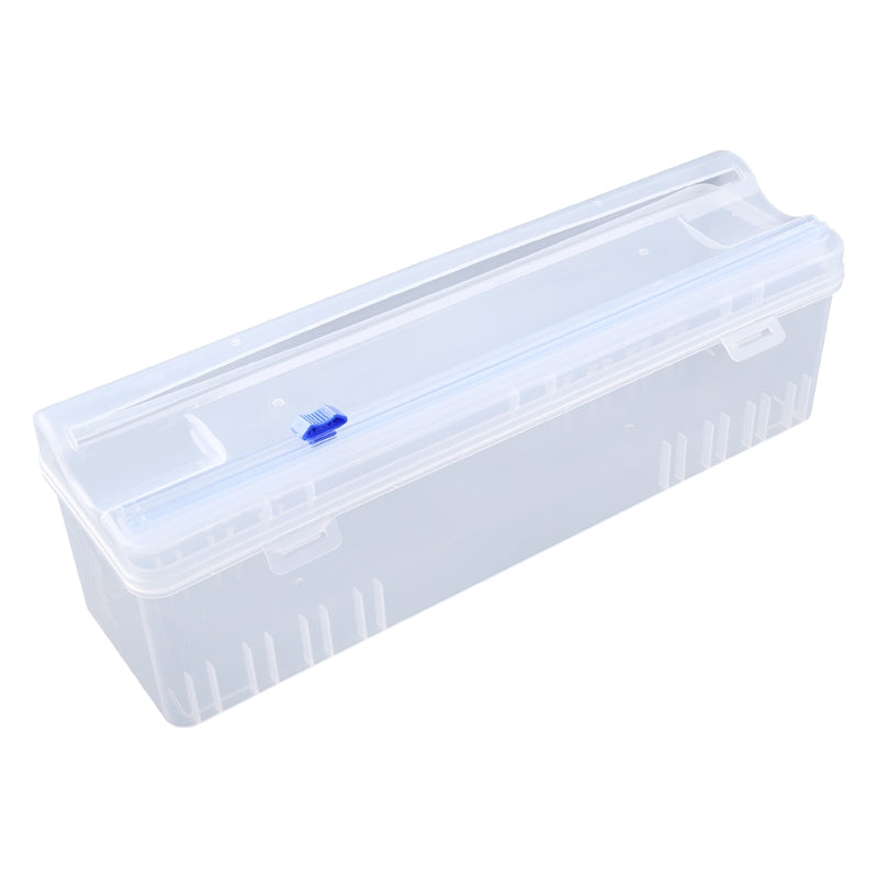 Reusable Food Plastic Wrap Dispenser Cutter Adjustable Cling