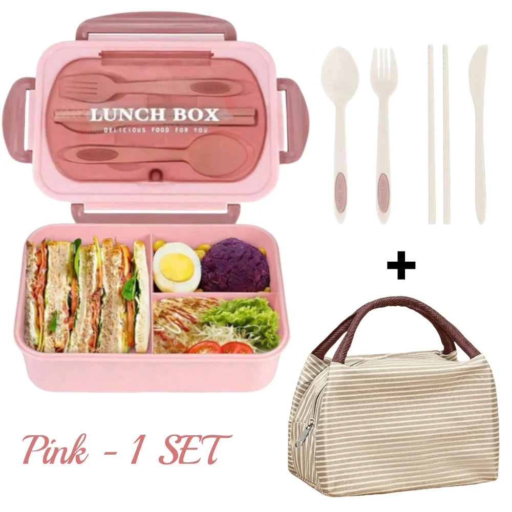 40 58oz Lunch Box Utensils & Insulated Bag