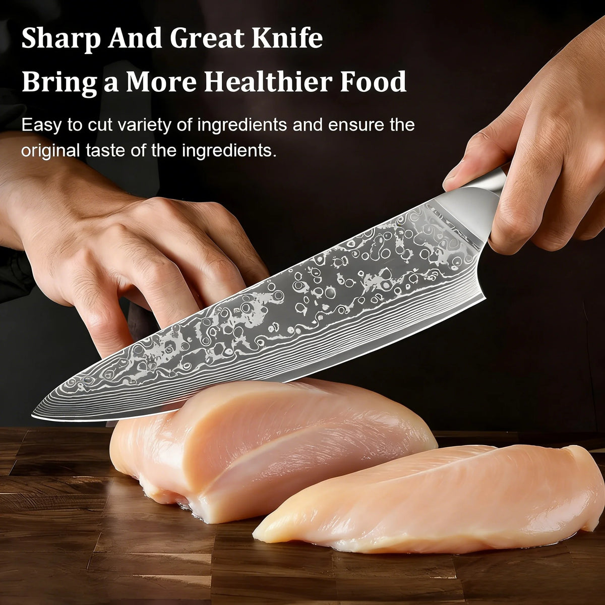 1/2/3/4pcs 67 Layer Damascus Steel Knife Fruit Vegetable