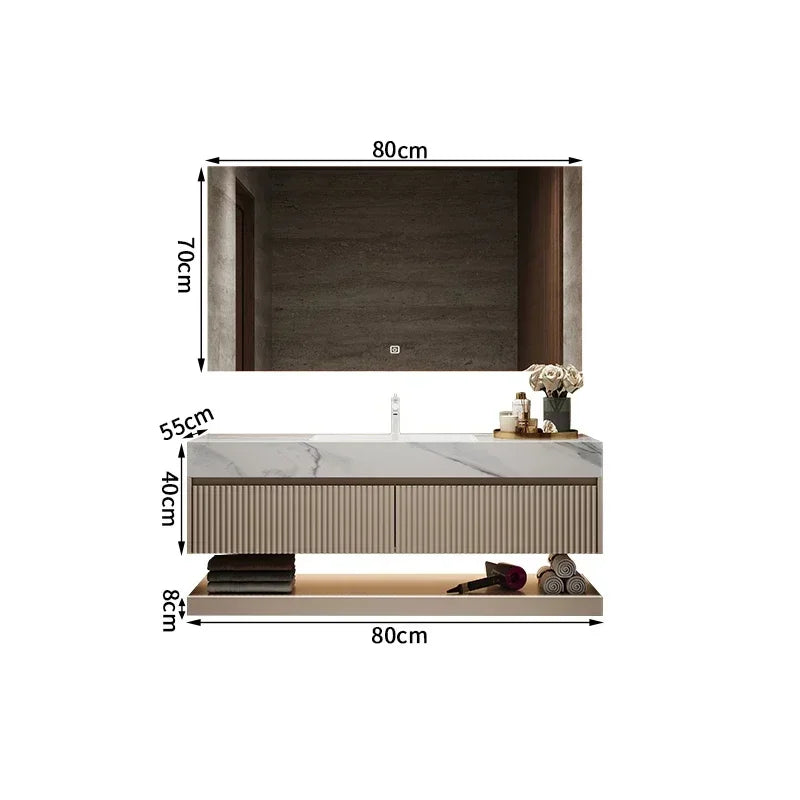 Combination Organisers Bathroom Cabinet Storage Basin Countertop