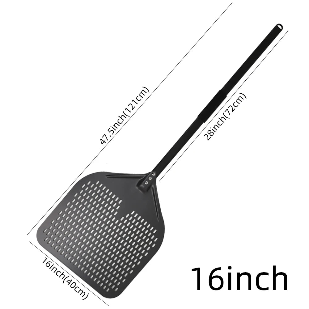 15 16 Inch Big Pizza Peel Perforated Shovel