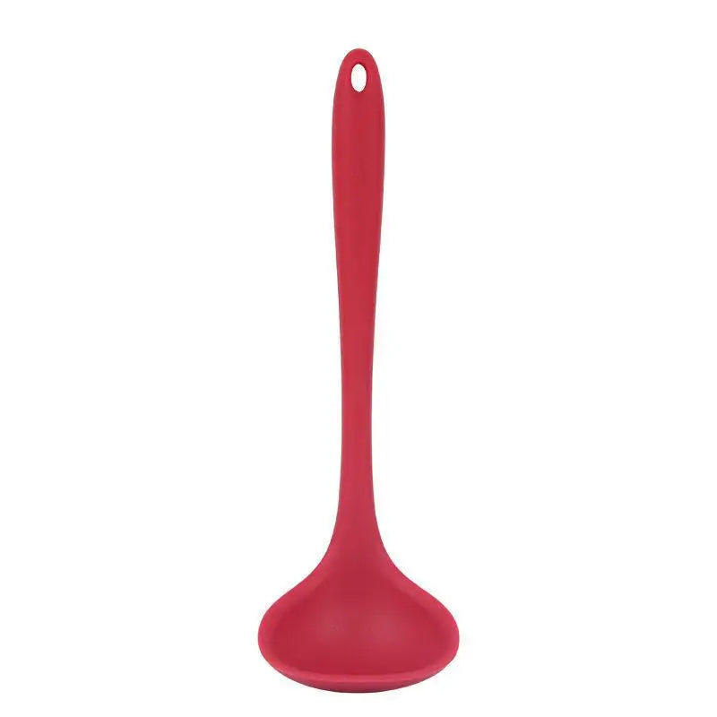 Long Handle Silicone Soup Spoon Large Ramen Noodles
