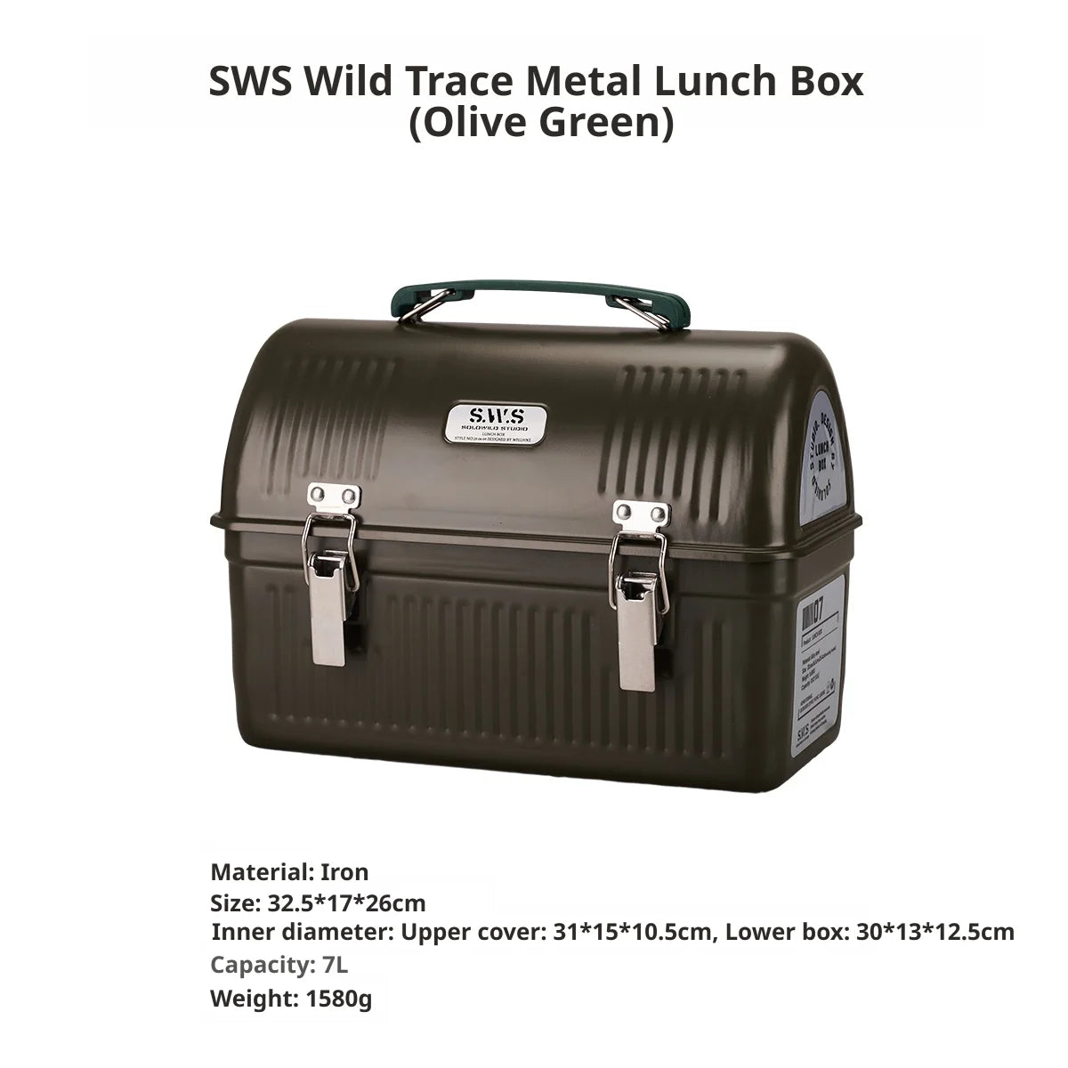 Wellhike- Outdoor Sws Wild Trace Metal Lunch Box