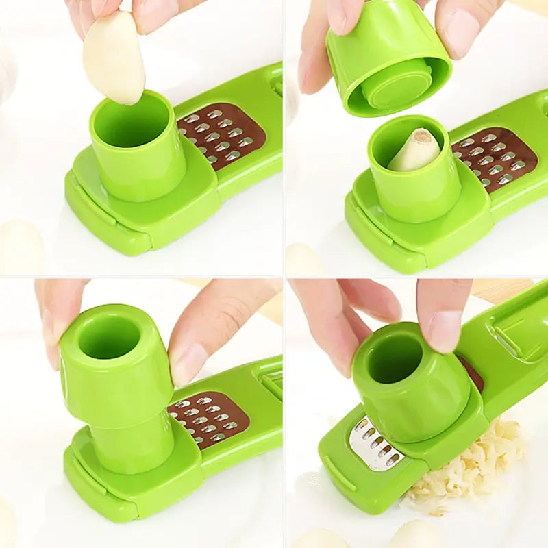 Garlic Masher Mini Garlic Ginger Peeler Grinder Food