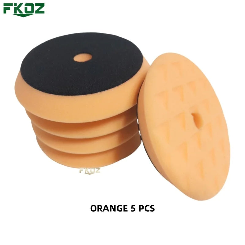 6/7 Inch Concave Triangle Car Polishing Sponge Pad