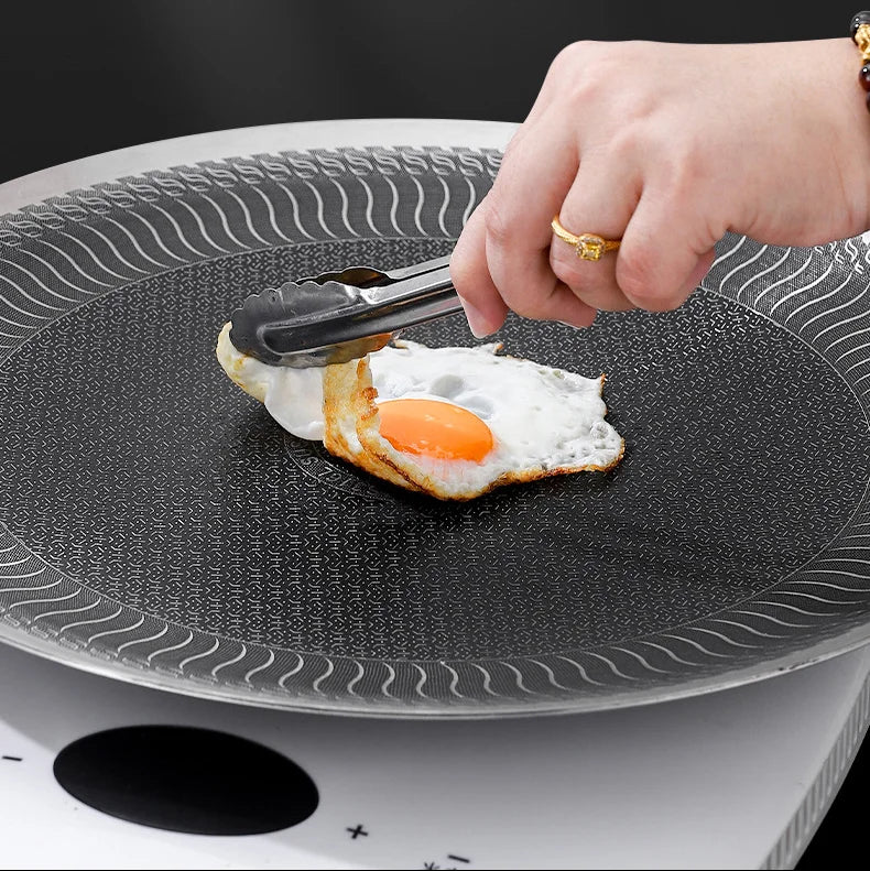 Naturehike Stainless Steel Grill Pan Round Non-Stick Barbecue