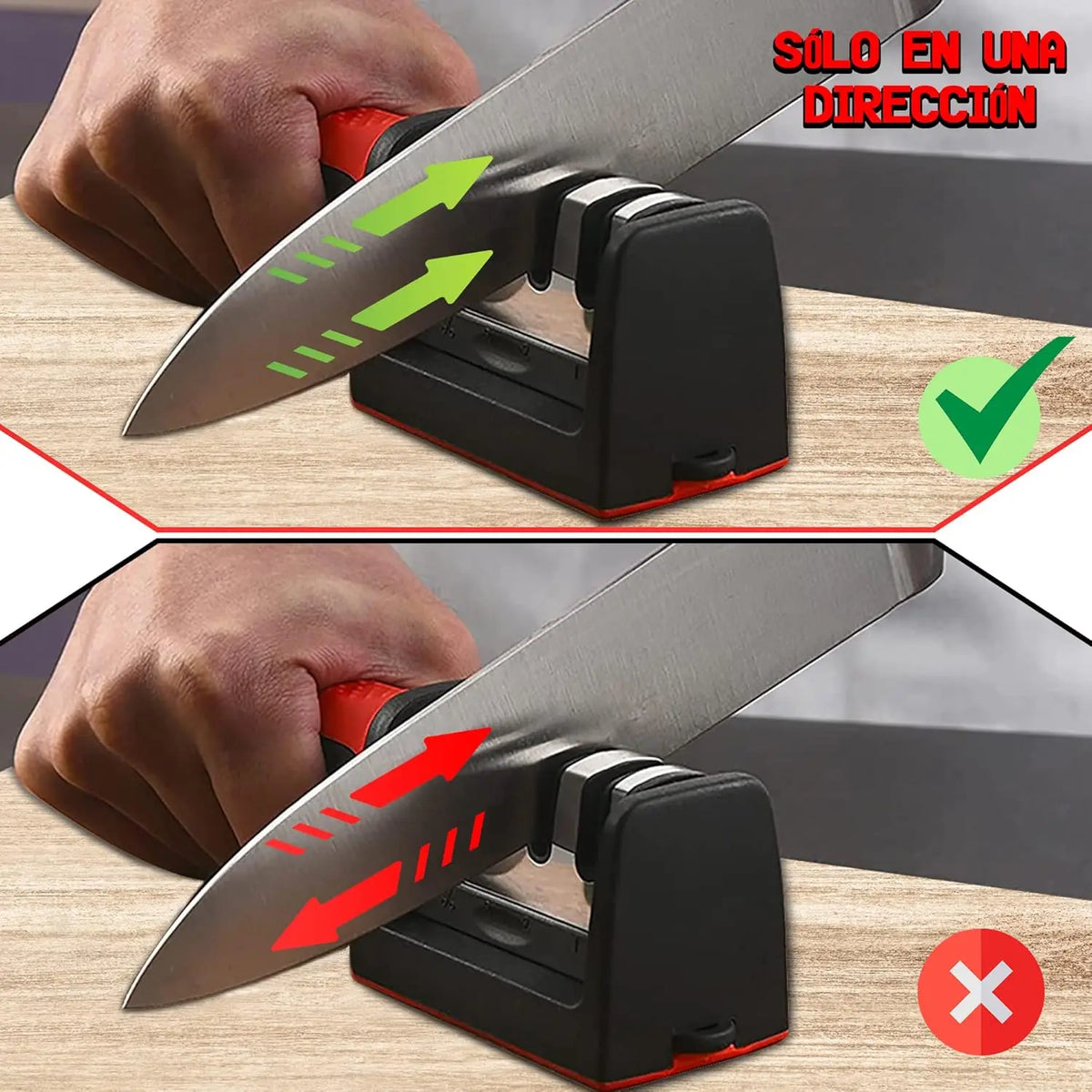 3/4 Segment Knife Sharpener Sharpening Stone Non Slip