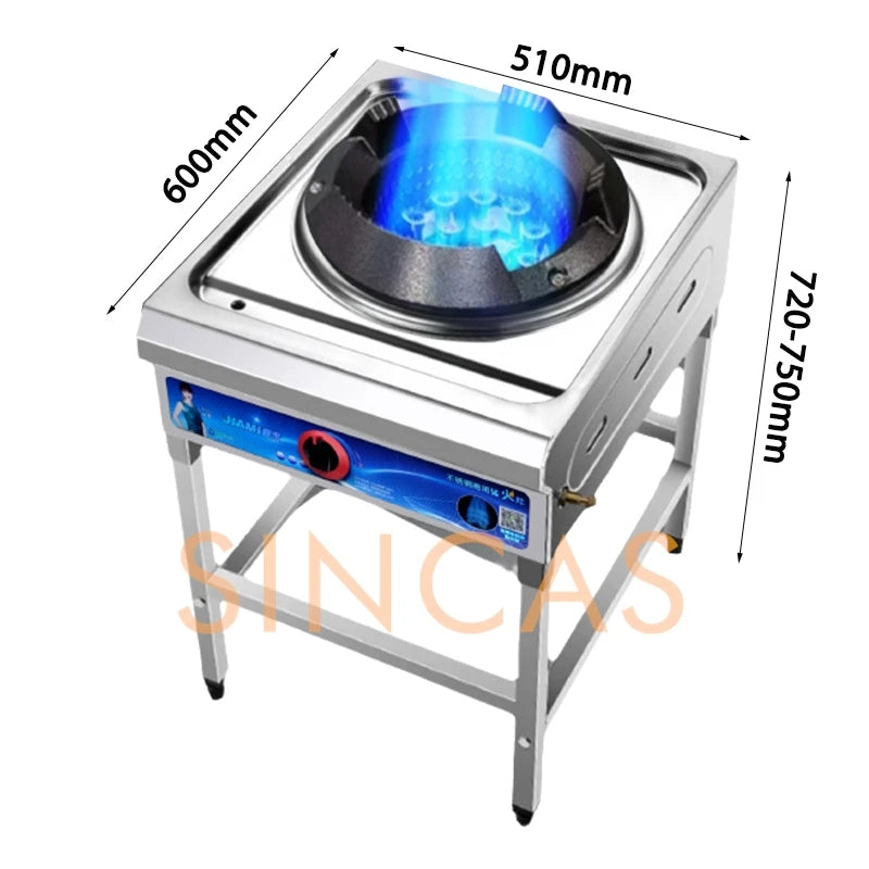 Fierce Fire Stove Commercial Liquefied Gas Stove Single-Burner