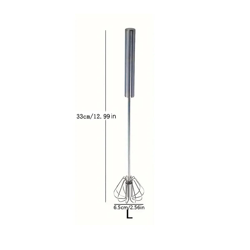 Stainless Steel Semi-Automatic Egg Beater Whipping Cream