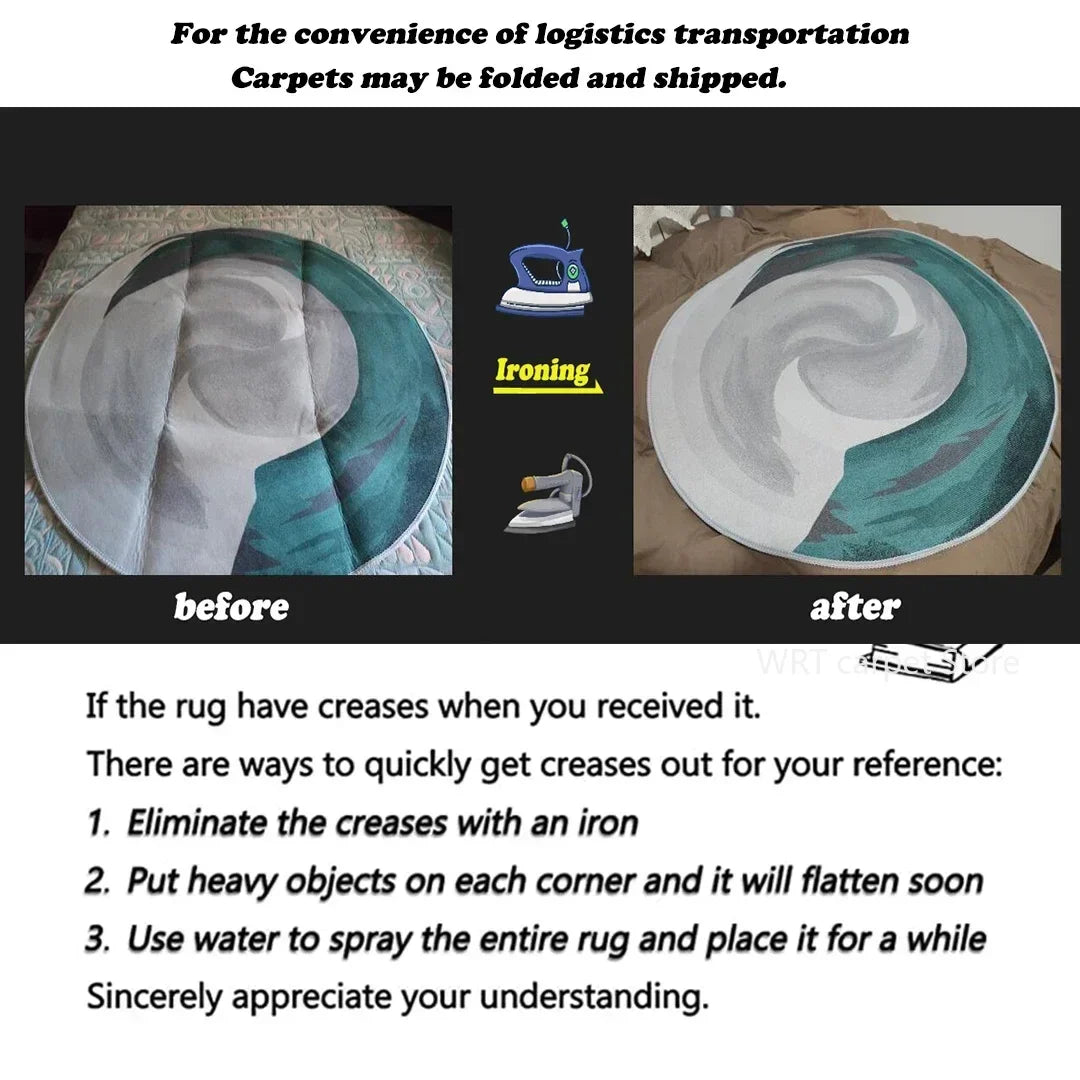 Nordic Light Luxury Stripes Carpet Living Room Decor