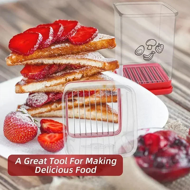 Strawberry Slicer - Fruit Slicer Container - Pro