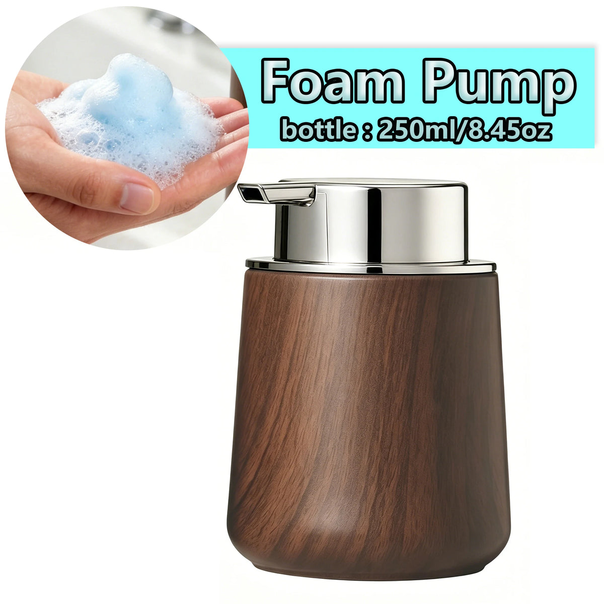 Elegant Hand Soap Dispenser Cup Bathroom & Organizer
