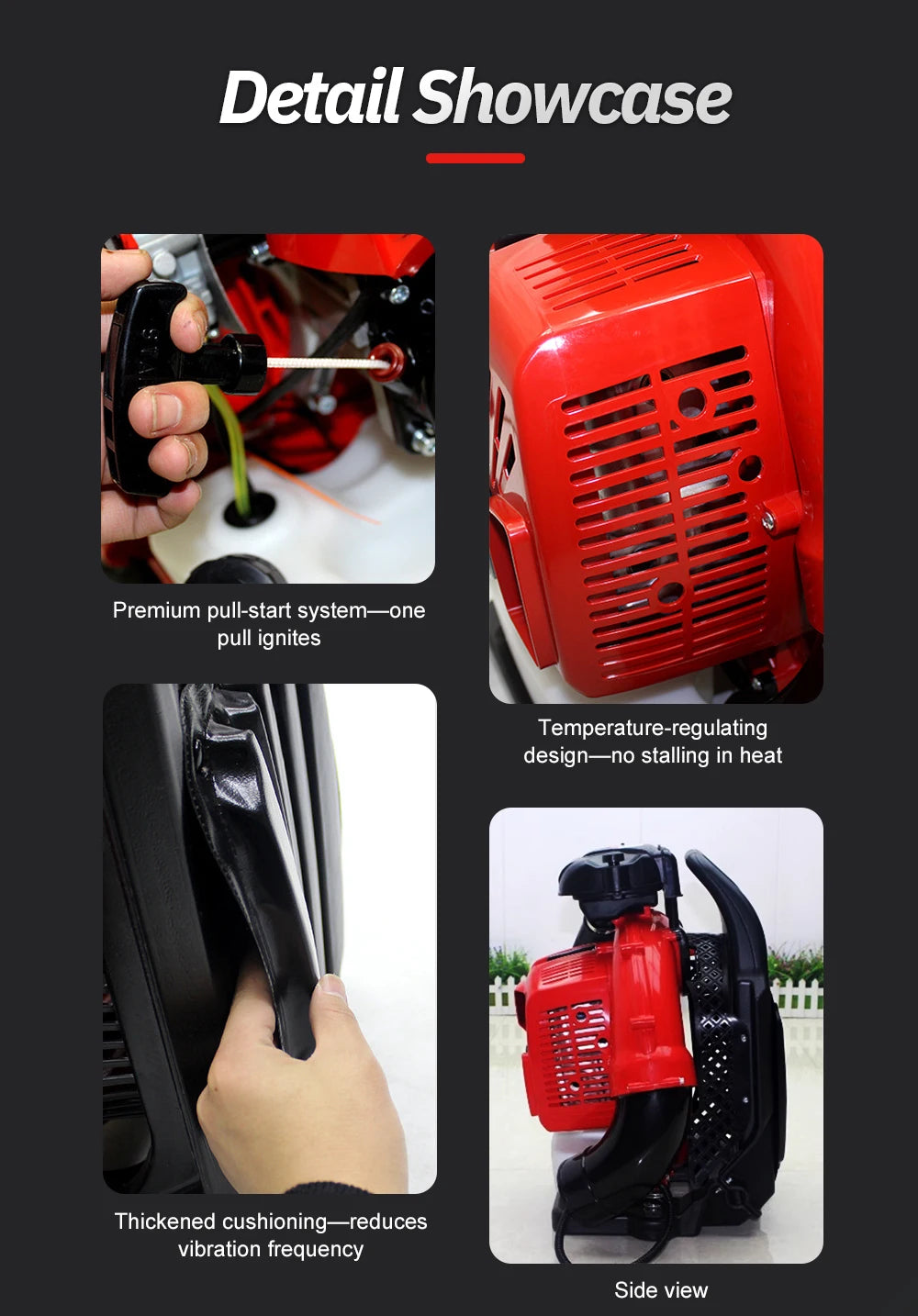 Heavy Duty Petrol Leaf Blower 3500w High Power