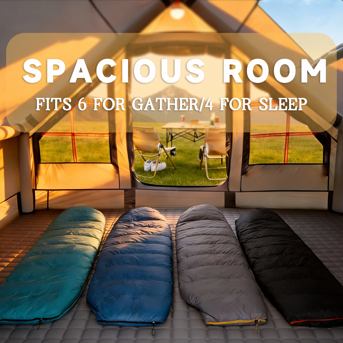 Inflatable Tents Camping - Easy Blow Up Glamping