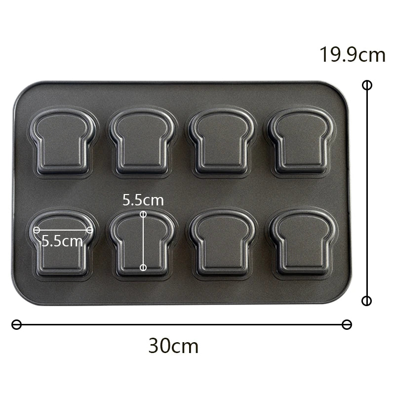 Cavity Toast Molds Jam Sandwich Bread Loaf Pan