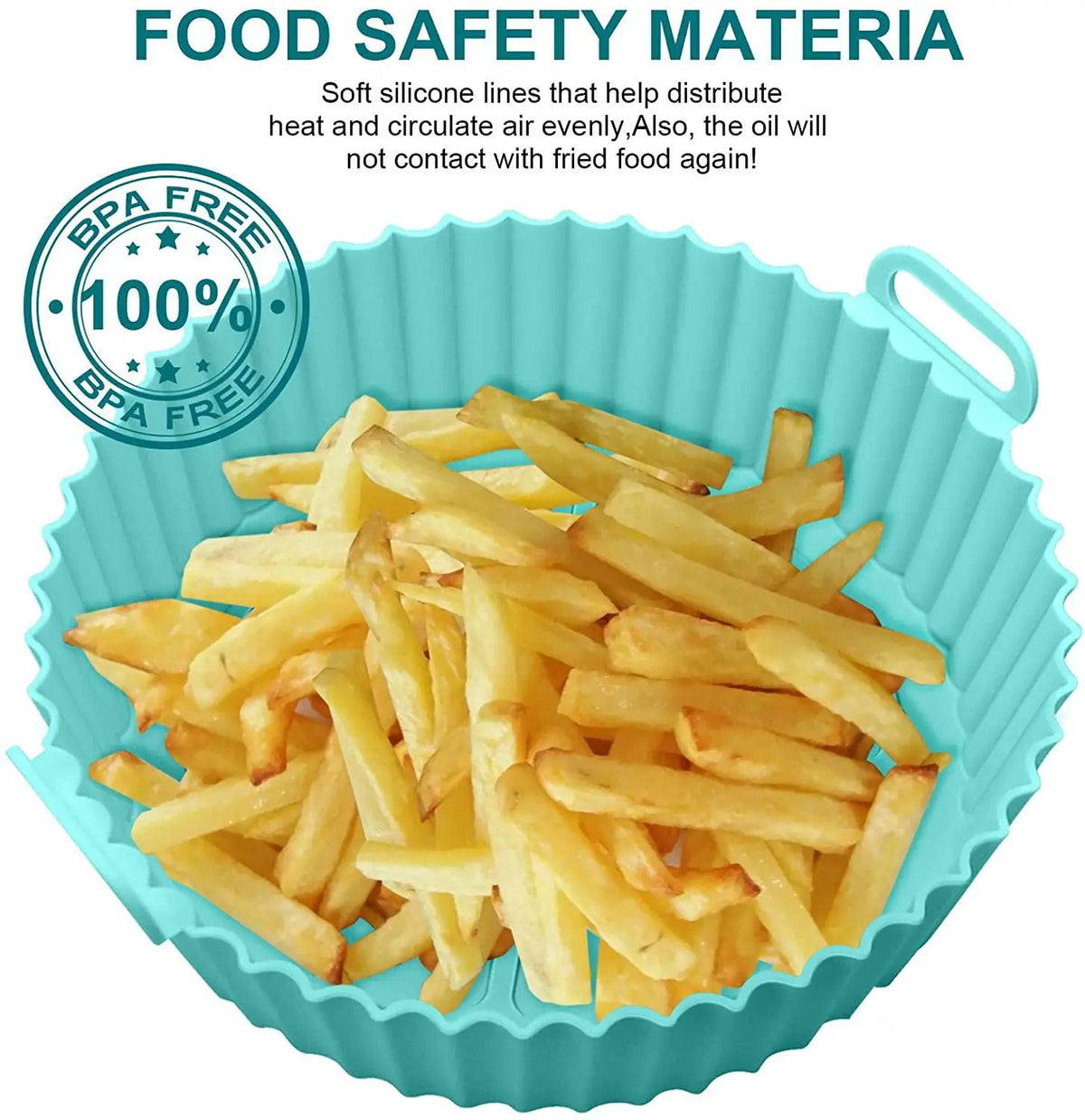 Air Fryer Silicone Basket Thicken Silicone Mold Air