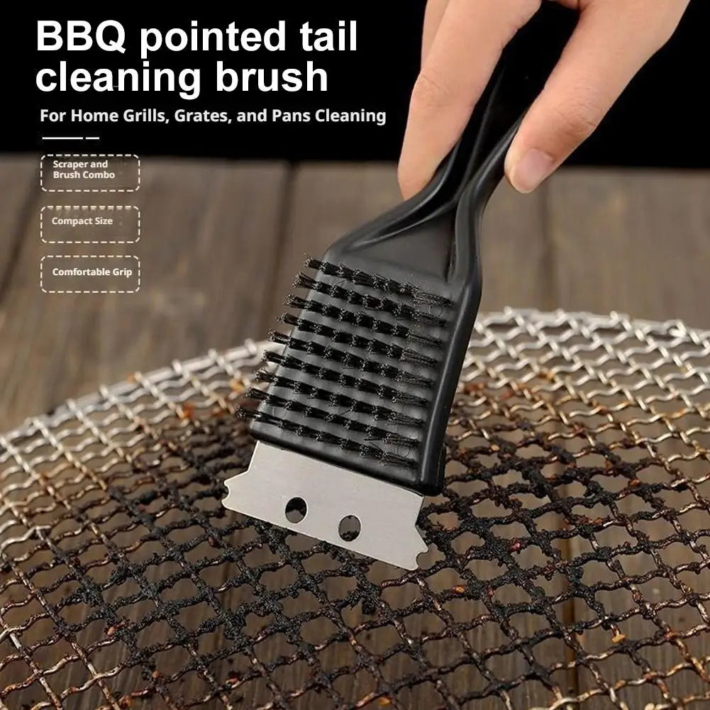 Outdoor Grill Brush Scraper Barbecue Grill Cleaning Brush