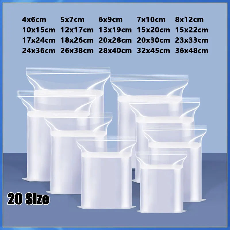 Small Zip Lock Plastic Bags Reclosable Transparent Bag