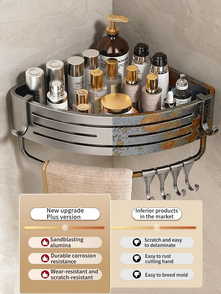 No Need To Drill Wall Installation Aluminum Bathroom