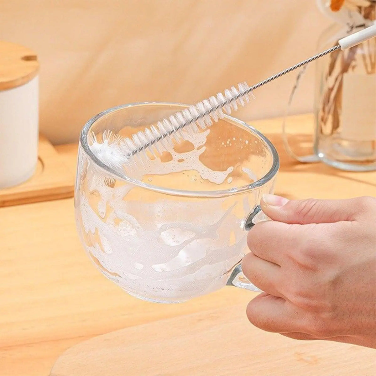 5pcs/Set Bottle Cleaning Brushes Water Bottle Brush Flexible