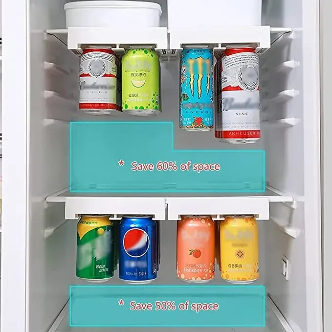 Refrigerator Storage Box Organizer Can Space-Saving Organizer Can
