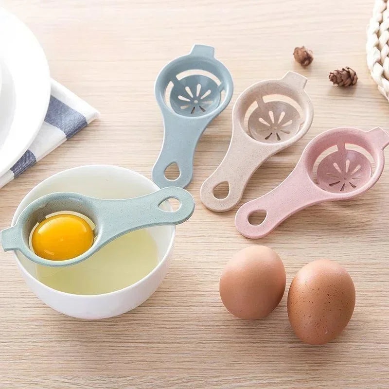 1pc/4pcs Wheat Straw Egg White Separator Egg Yolk