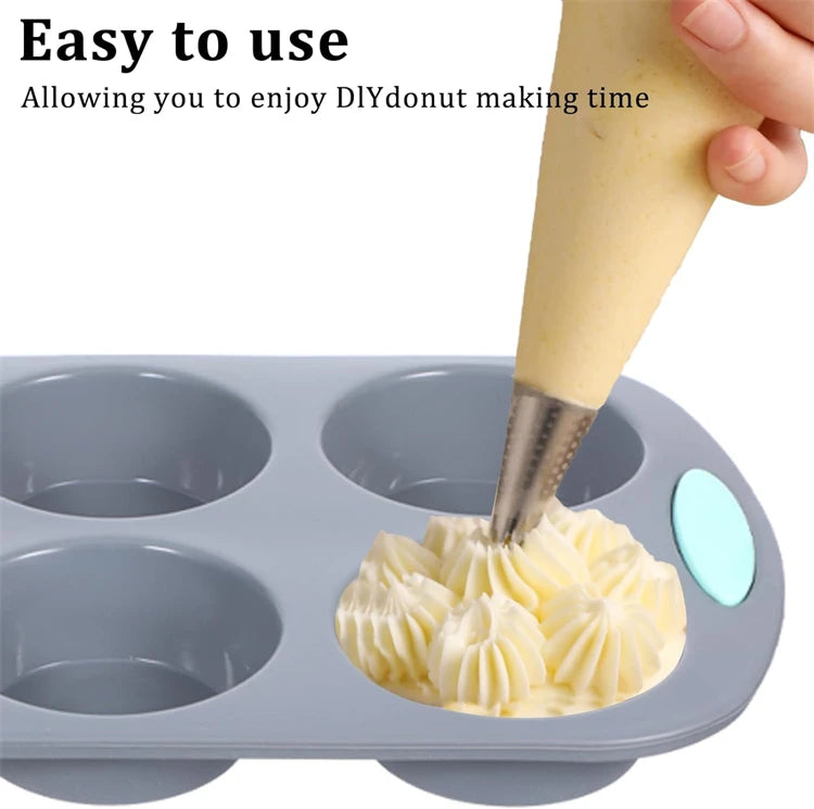 Silicone Fluted Cake Pans Non-Stick Oven Baking Pans