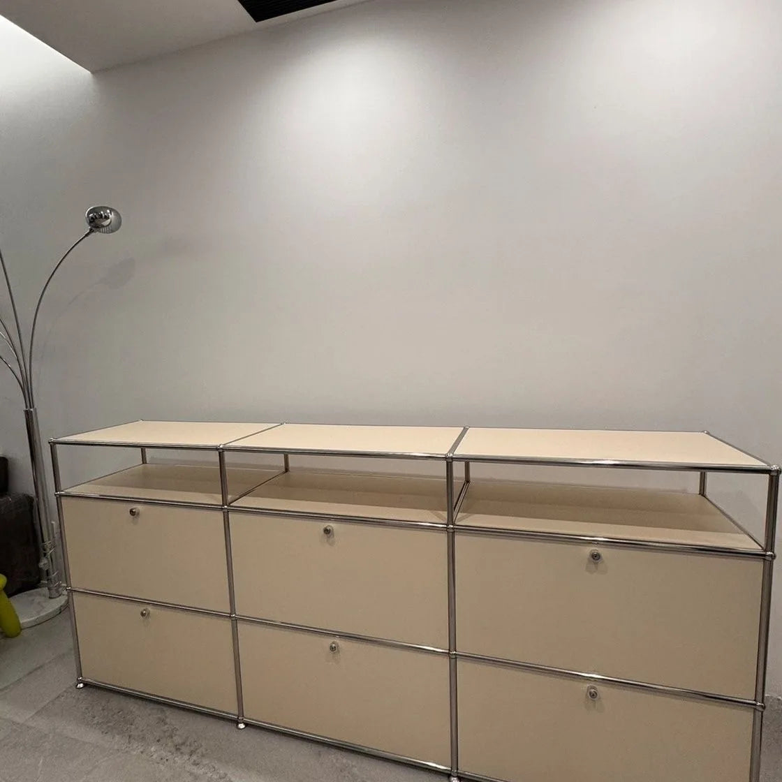 Modern Module Living Room Cabinet Stainless Steel Tv