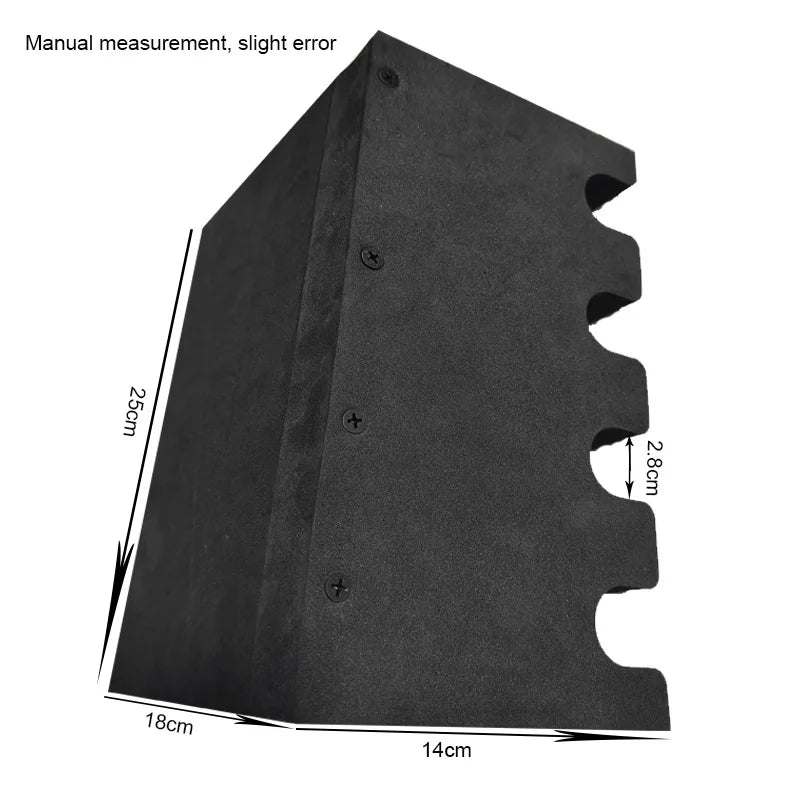Rack Organizer Slots Soft Foam Pistol Holder Gun