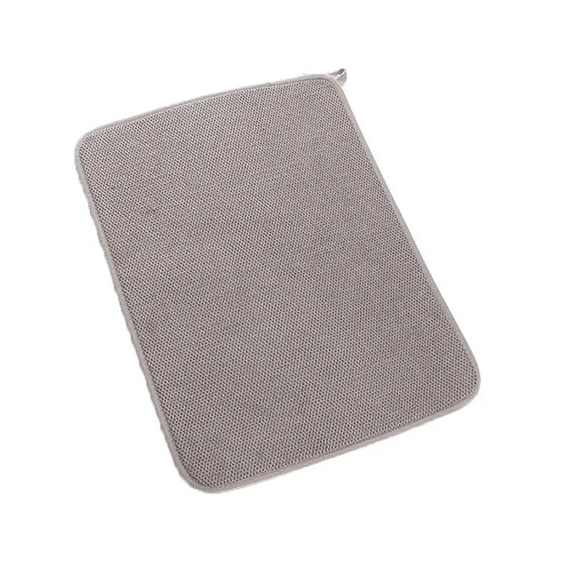 Dish Drying Mat In Cabinet Mats Microfiber Absorbent