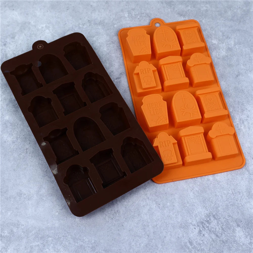Halloween Pumpkin Chocolate Silicone Mold Candy Biscuit Jelly
