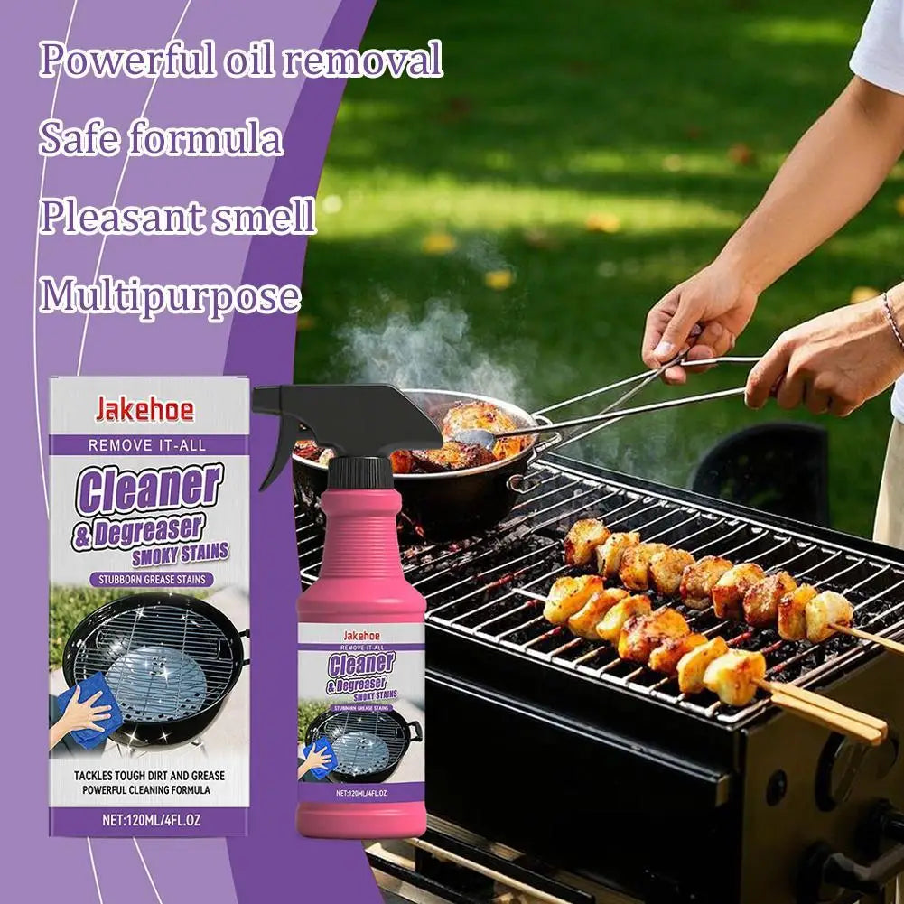 1/2/3pcs Barbecue Grill Cleaner Heavy Duty Grease Degreaser