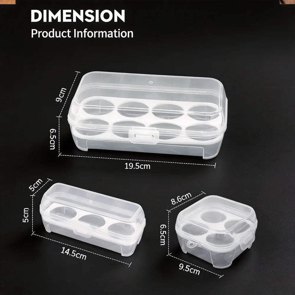Egg Holder Box Shockproof Outdoor Camping Storage Container