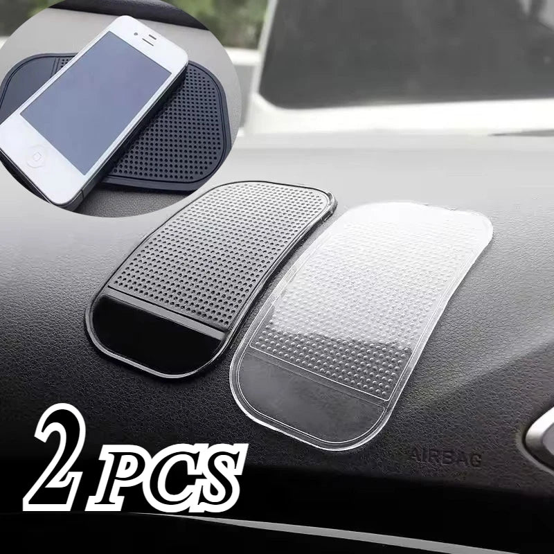 2pcs Car Dashboard Anti-Slip Mat Cell Phone Anti-Slip