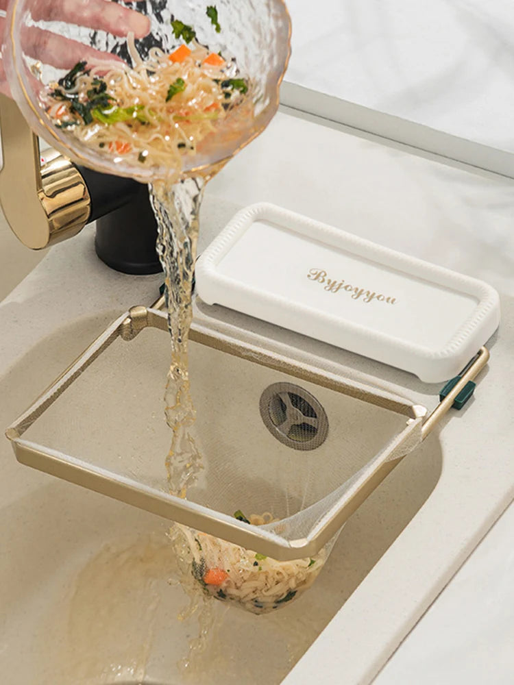 Drain Filter Rack Anti-Clogging Sink Strainer Mesh Vegetable