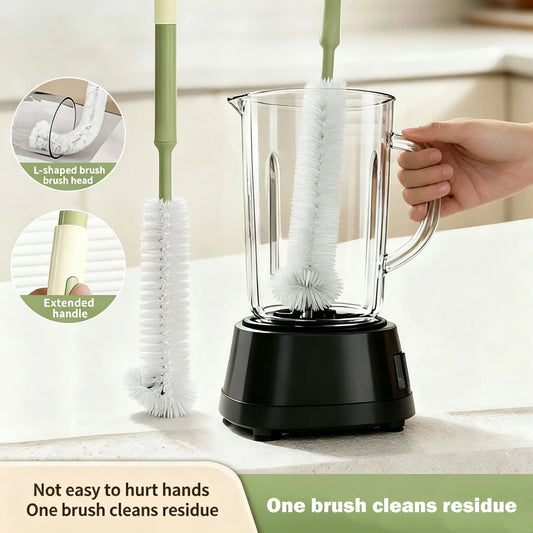 1/2pc Milk Bottle Brush Cup Scrubber Glass Cleaner