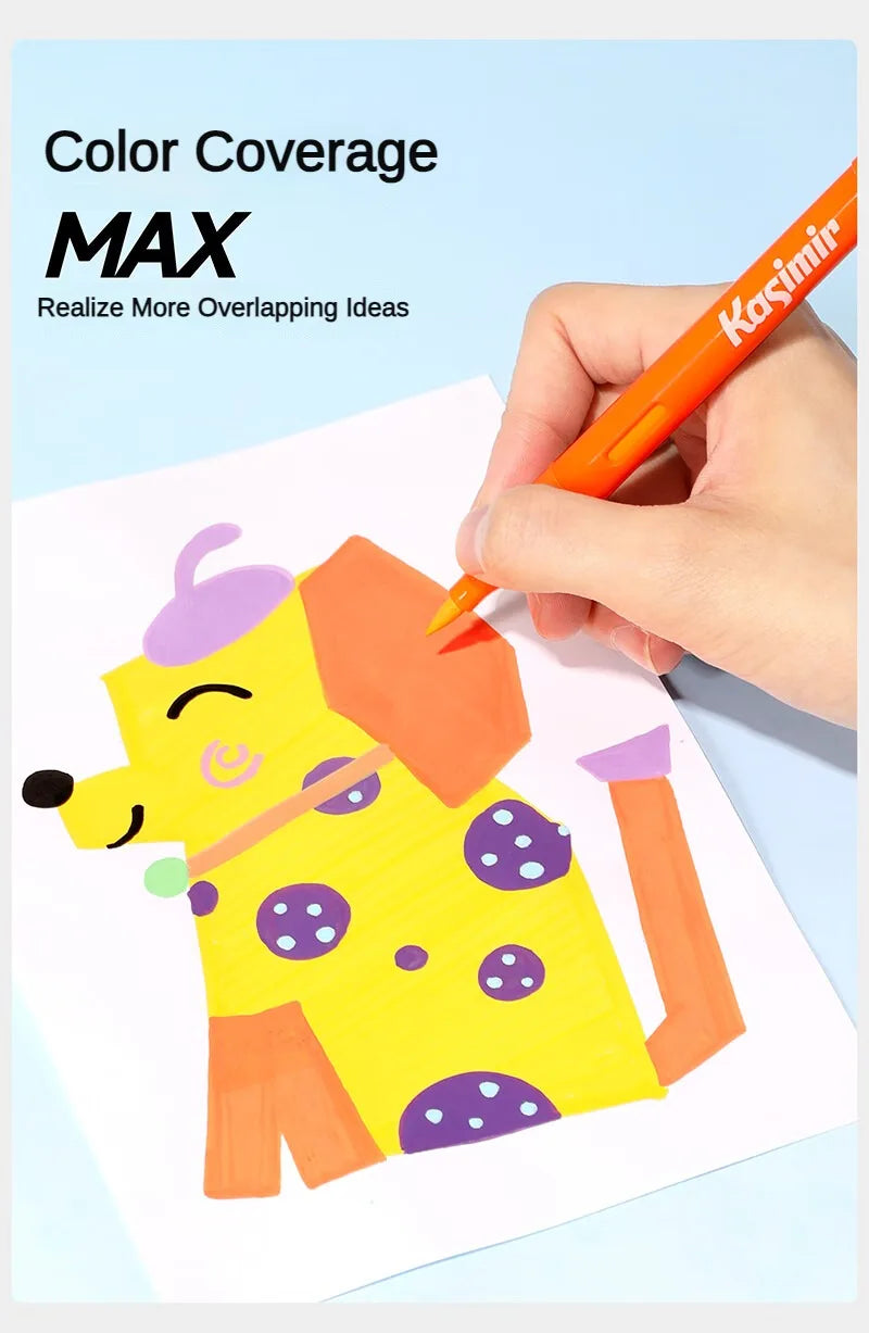 Kasimir 84/24 Colors Direct Liquid Acrylic Marker Soft