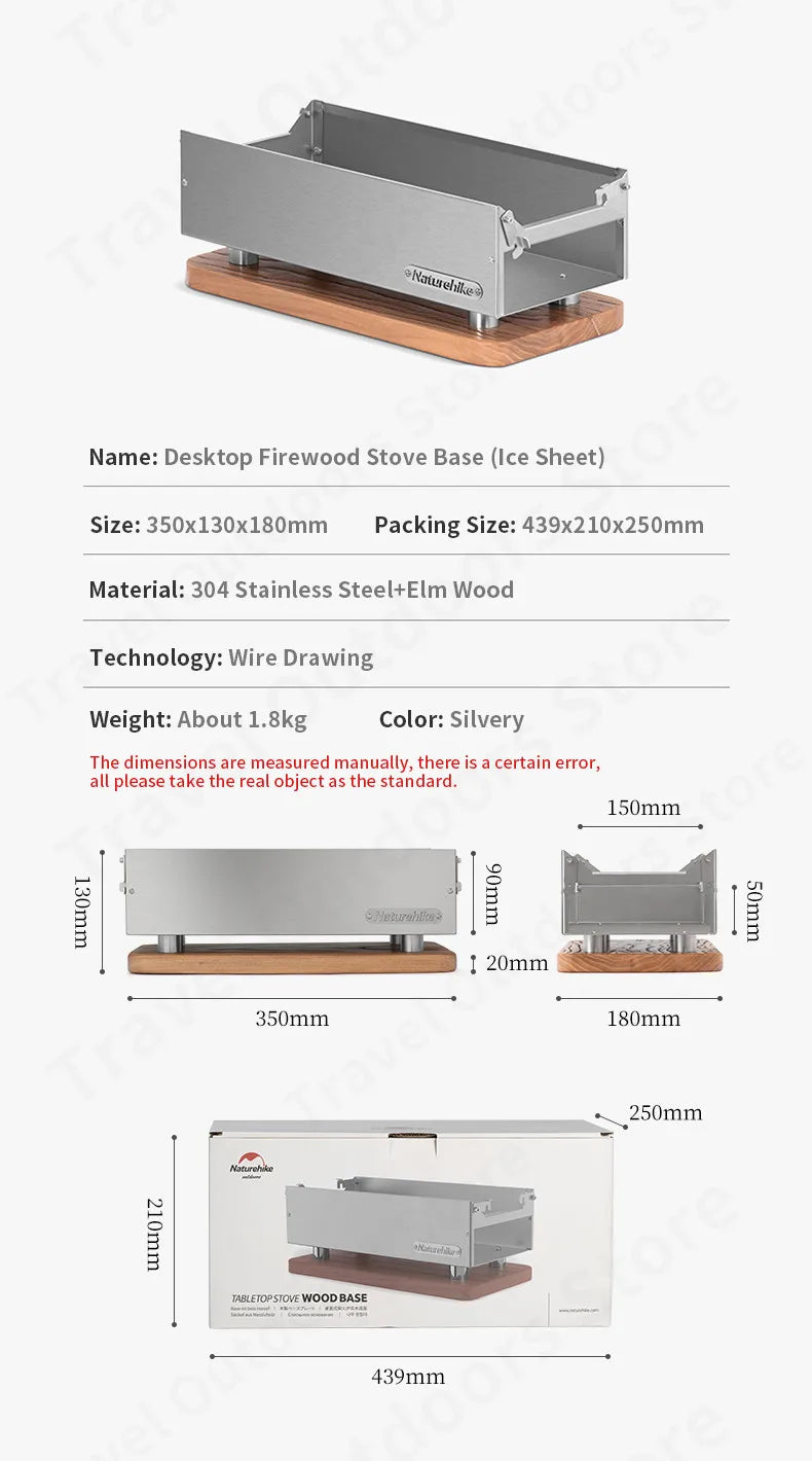 Naturehike Camping Firewood Accessary Stove 8m Chimney Desktop