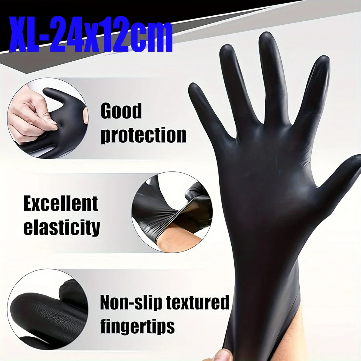 10-100pcs Latex Gloves Disposable Rubber Gloves Cooking Tattoo