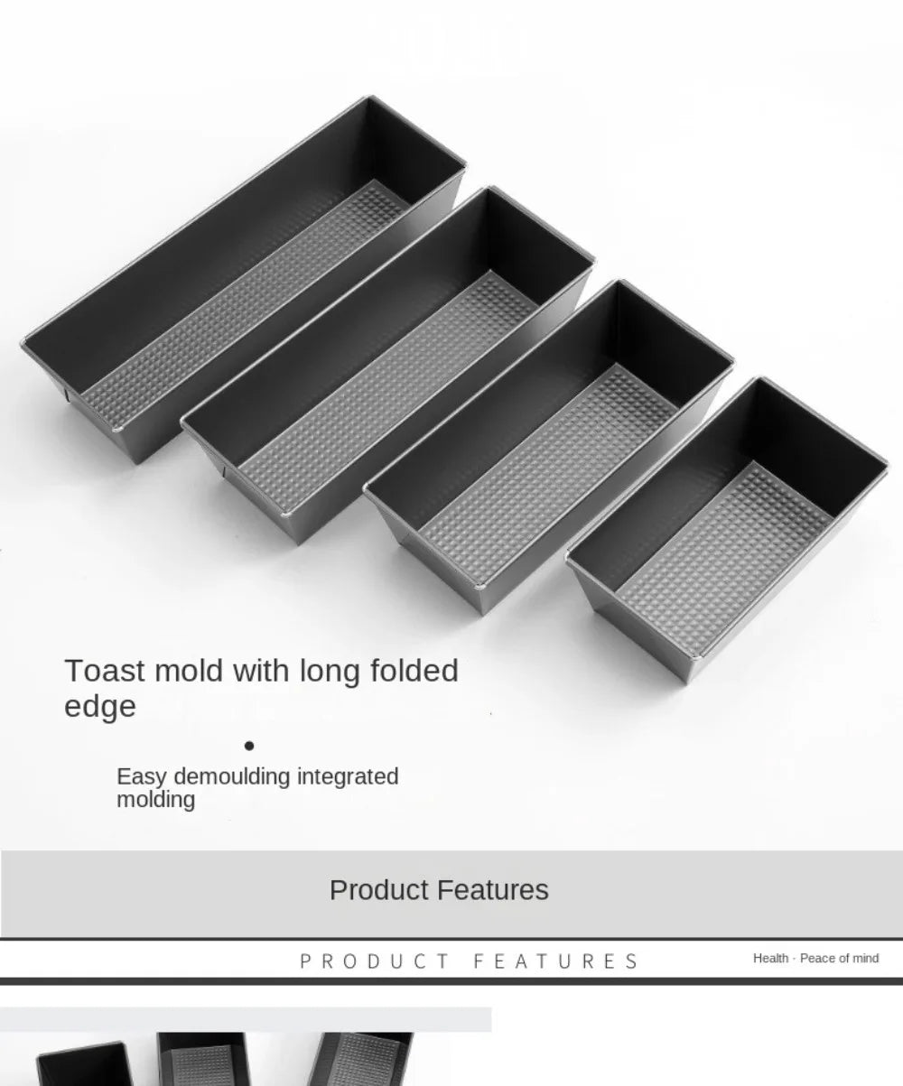 Thickened Carbon Steel Rectangle Loaf Pan Nonstick Baking