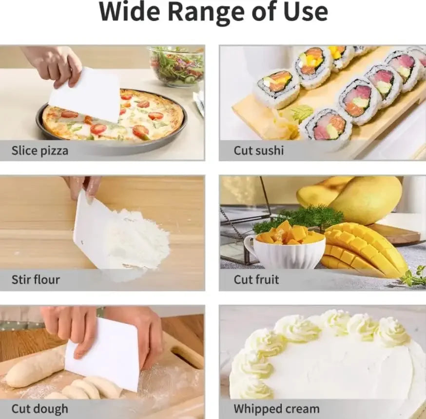 Multipurpose Dough Cutter Bowl Scraper Bread Dough Fondant