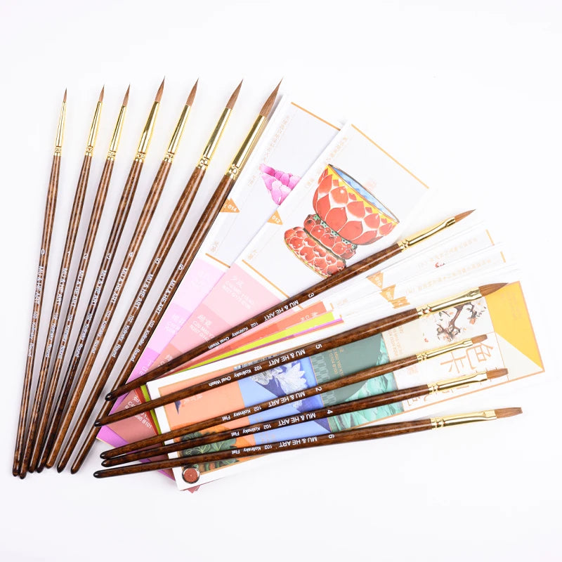 High Quality Pure Kolinsky Hair Artist Paint Watercolor