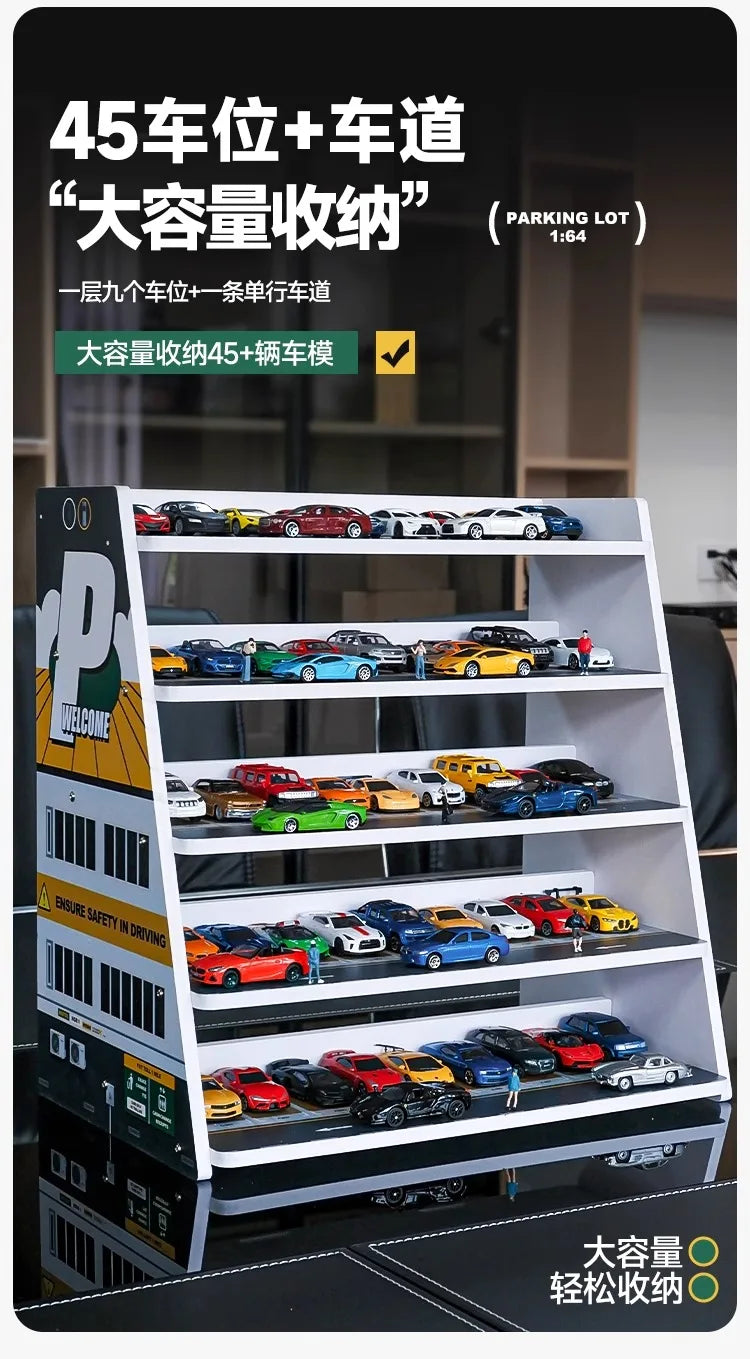 Collector 1/64 Trapezoidal Parking Lot Storage Rack Alloy