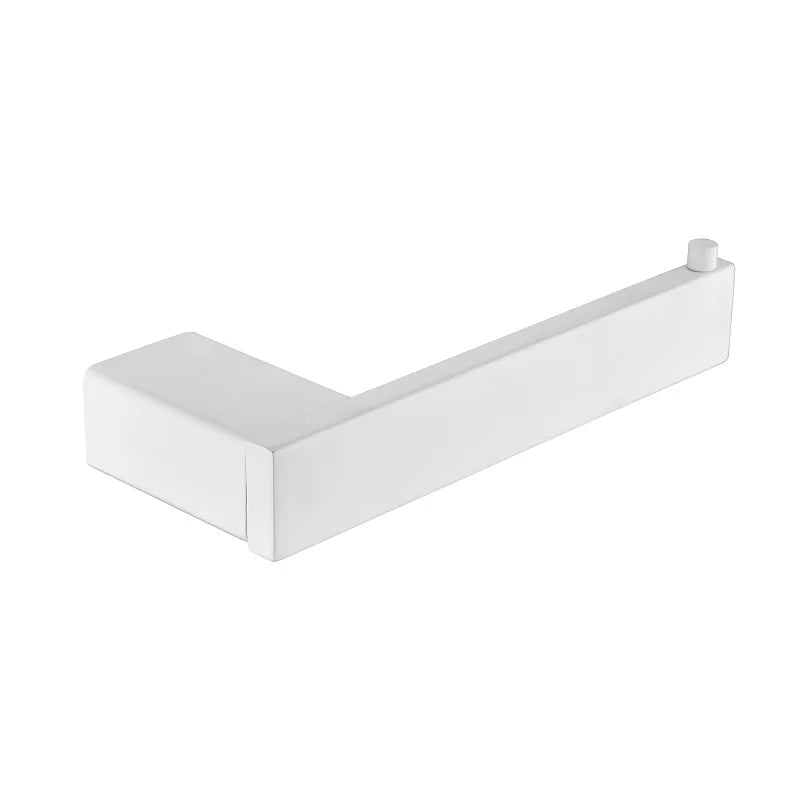 Bathroom Hardware White Wall Mounted Toilet Roll Paper