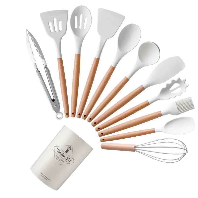 Silicone Kitchenware Cooking Utensils Non-Stick Cookware Spatula