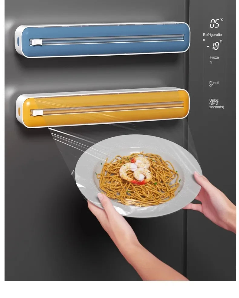In Food Film Dispenser Wrap Dispenser Cutter Storage