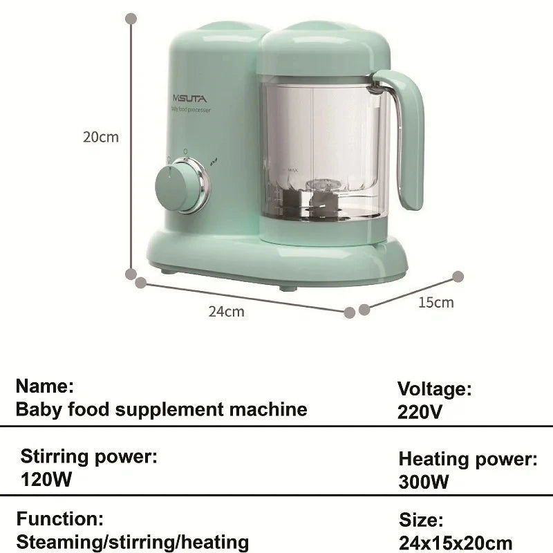300w Baby Food Cook Mixer Steamer Fruit Vegetable