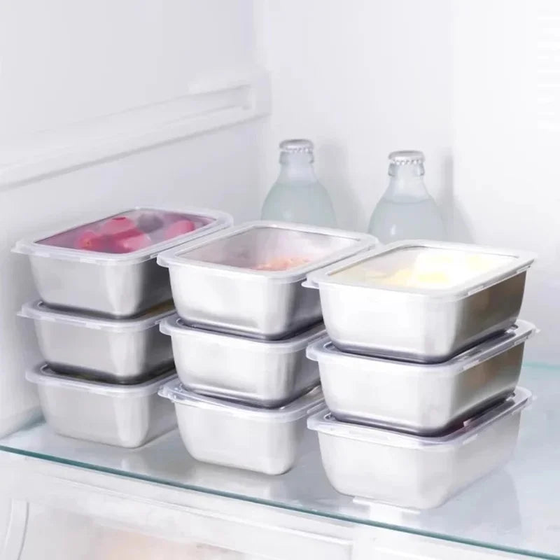 Stainless Steel Food Storage Container Lid - Airtight