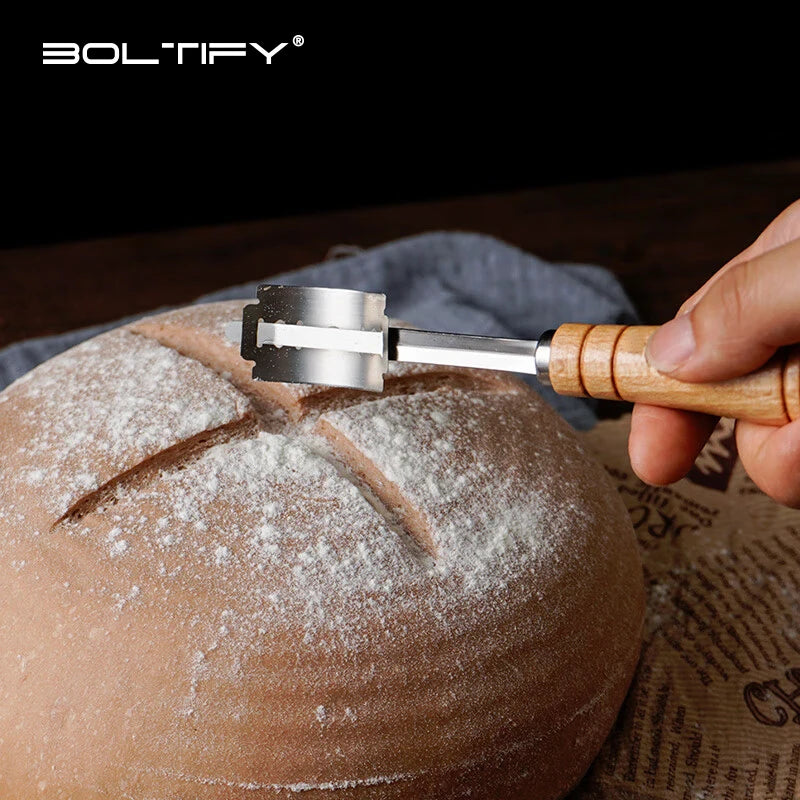 Bread Cutter Wooden Handle Bread Lame Slashing Razor