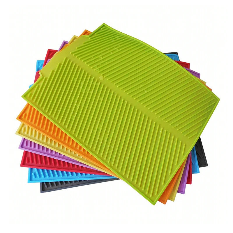 Silicone Draining Board Mat Dish Drying Mat Draining